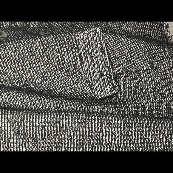 Chico's double-breasted notch collar sweater jacket - Picture 4 of 8